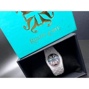 Rustic Cuff Faux Snake Bracelet